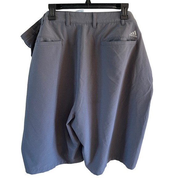 Adidas Golf Shorts Mens 52 Flat Front Comfort Summer Wicking EUC gray - Picture 2 of 7